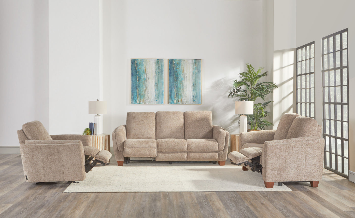 Morehead - Power Reclining Sofa Set