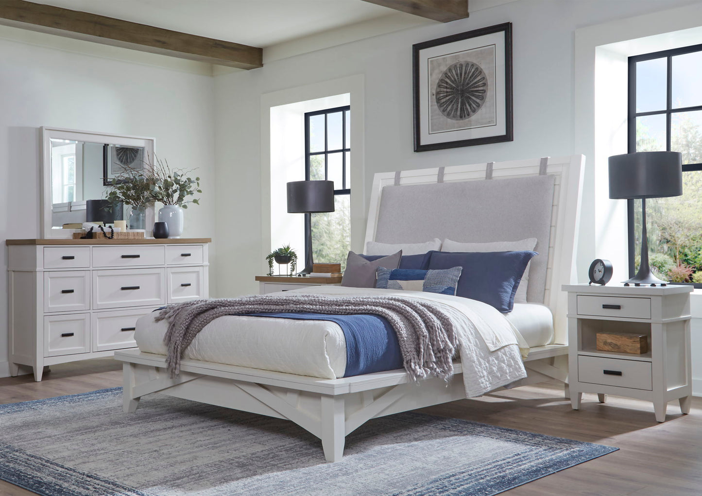 Americana Modern Bedroom - Platform Bed