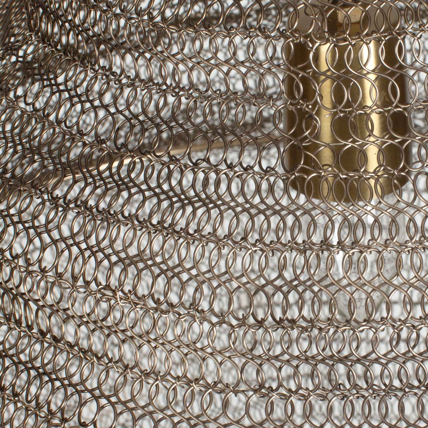 Sigh - Woven Brass 1 Light Pendant - Brass