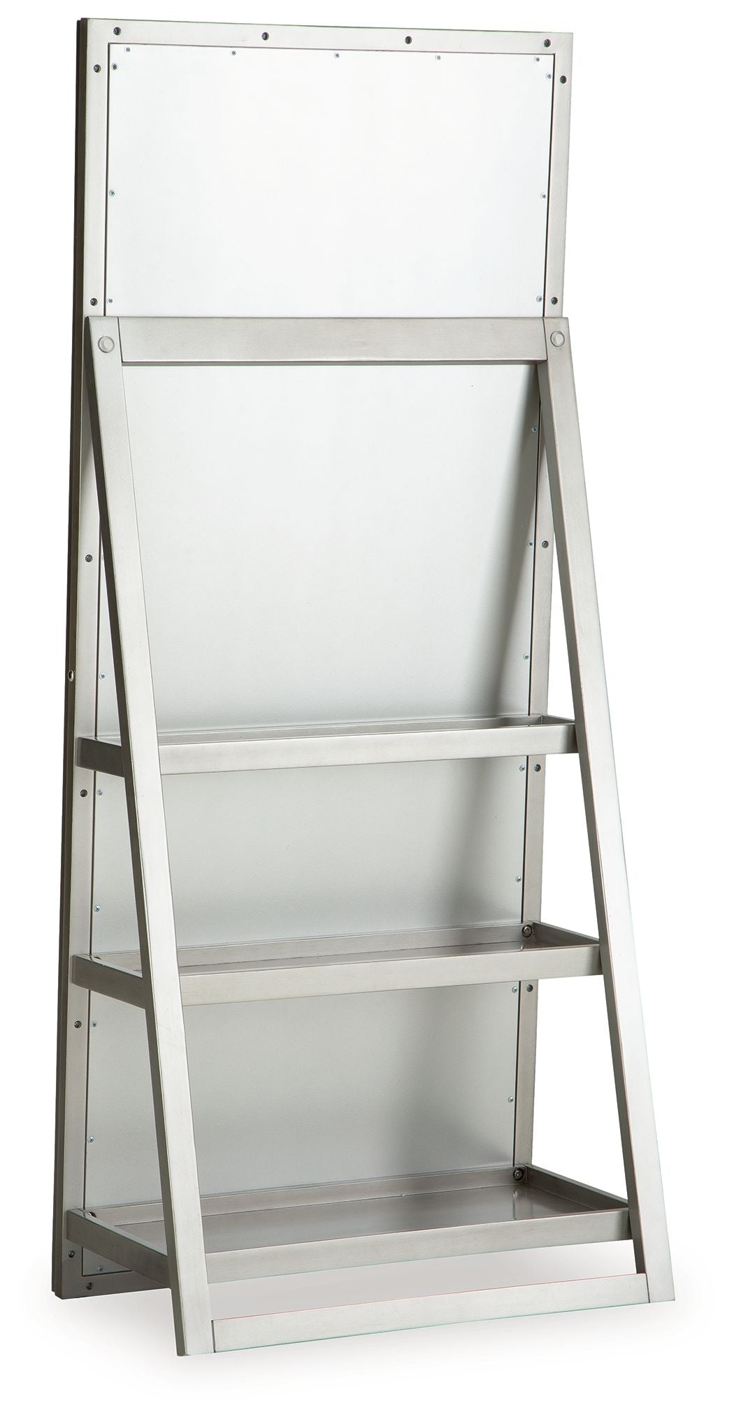 Evesen - Champagne - Floor Standing Mirror With Storage