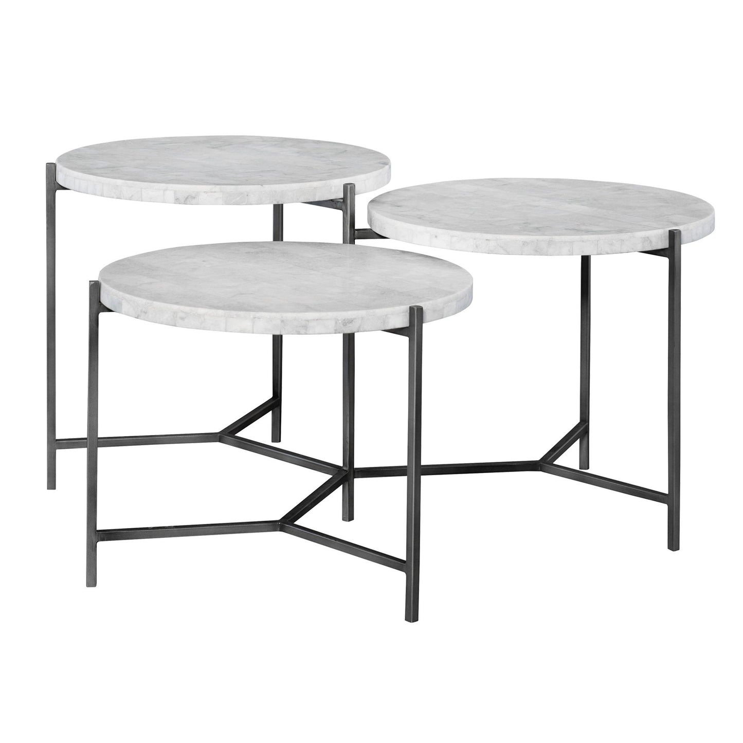 Contarini - Tiered Coffee Table - White