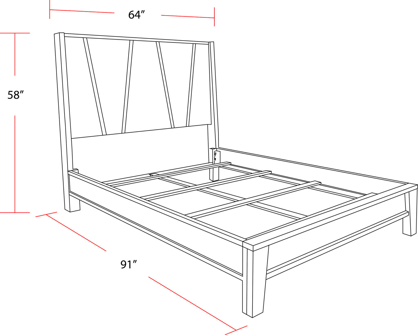 Pure Modern Bedroom - Panel Bed