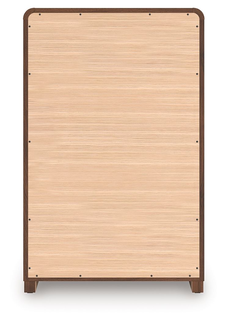 Fortlorn - Walnut Brown - Five Drawer Chest