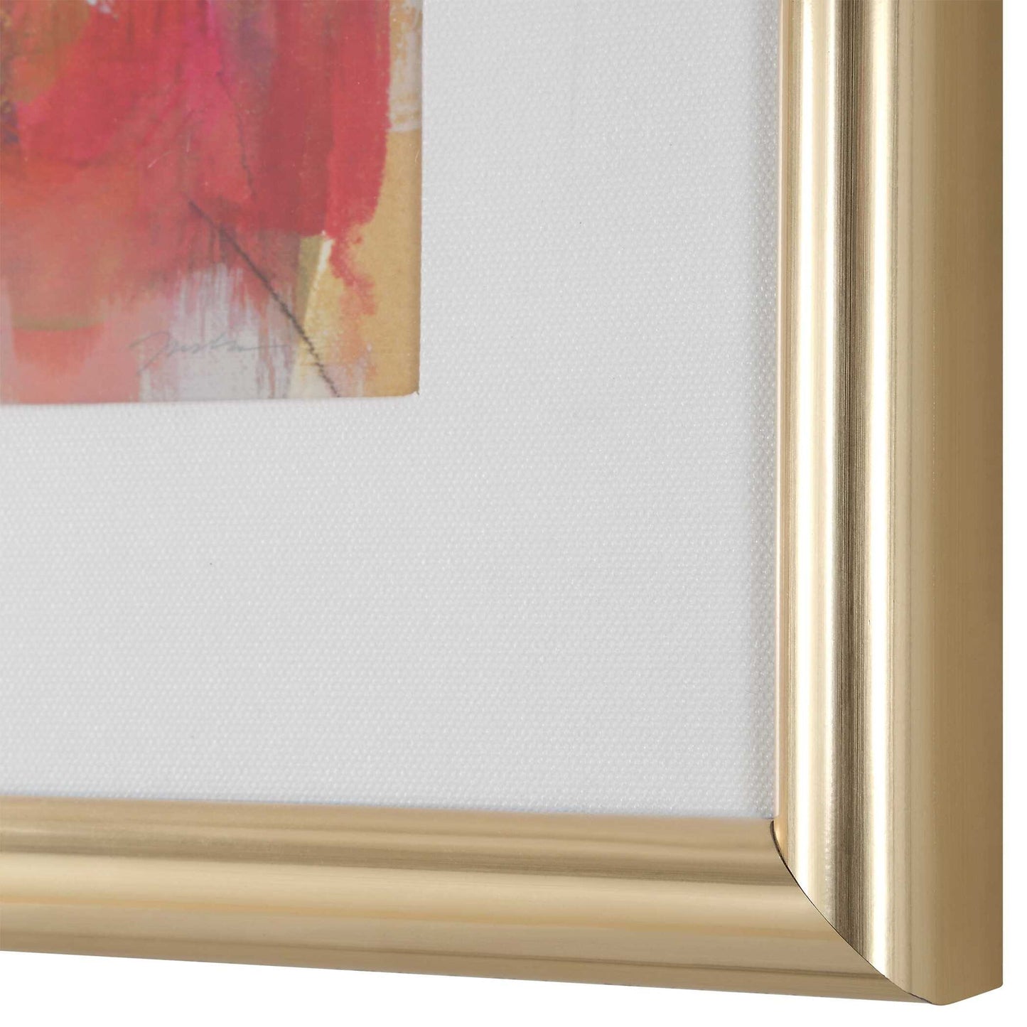 Fresh Start - Red Abstract Prints (Set of 6)