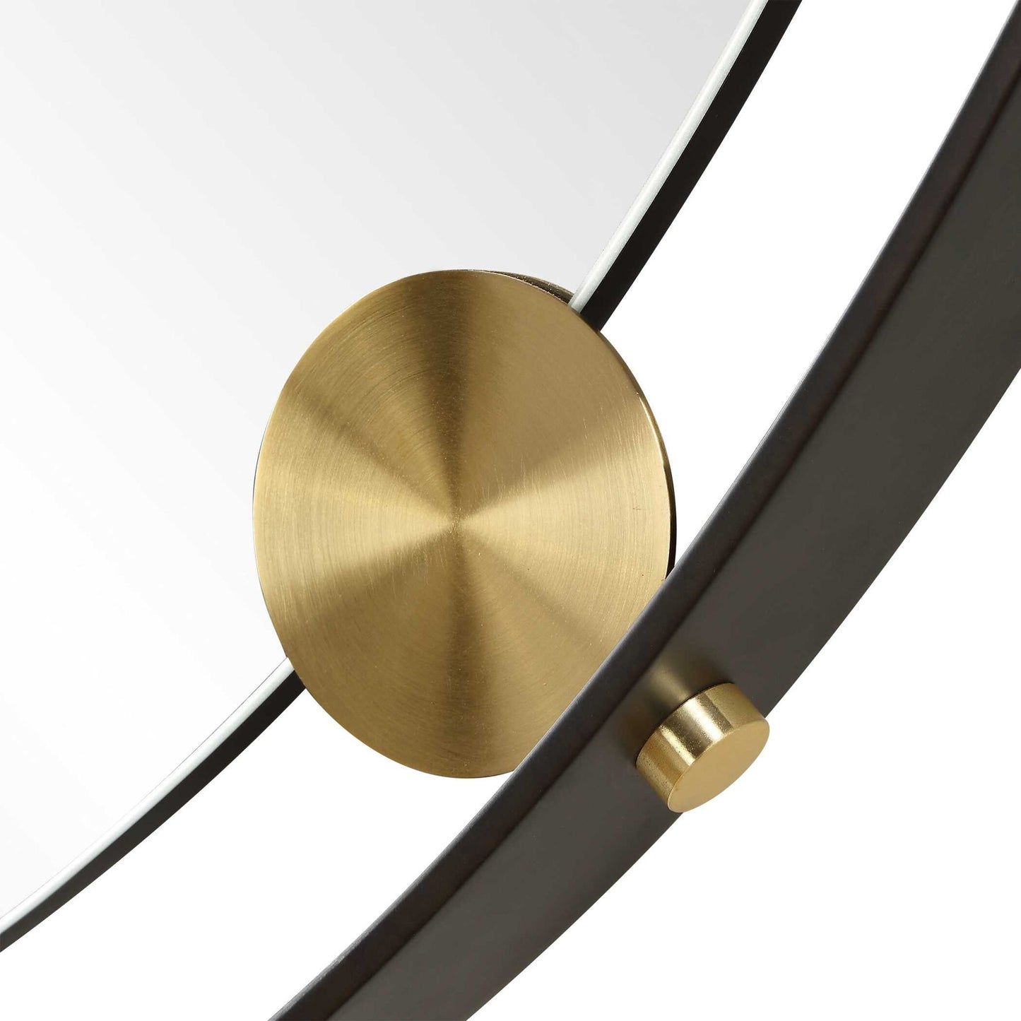 Radius - Round Bronze Iron Mirror