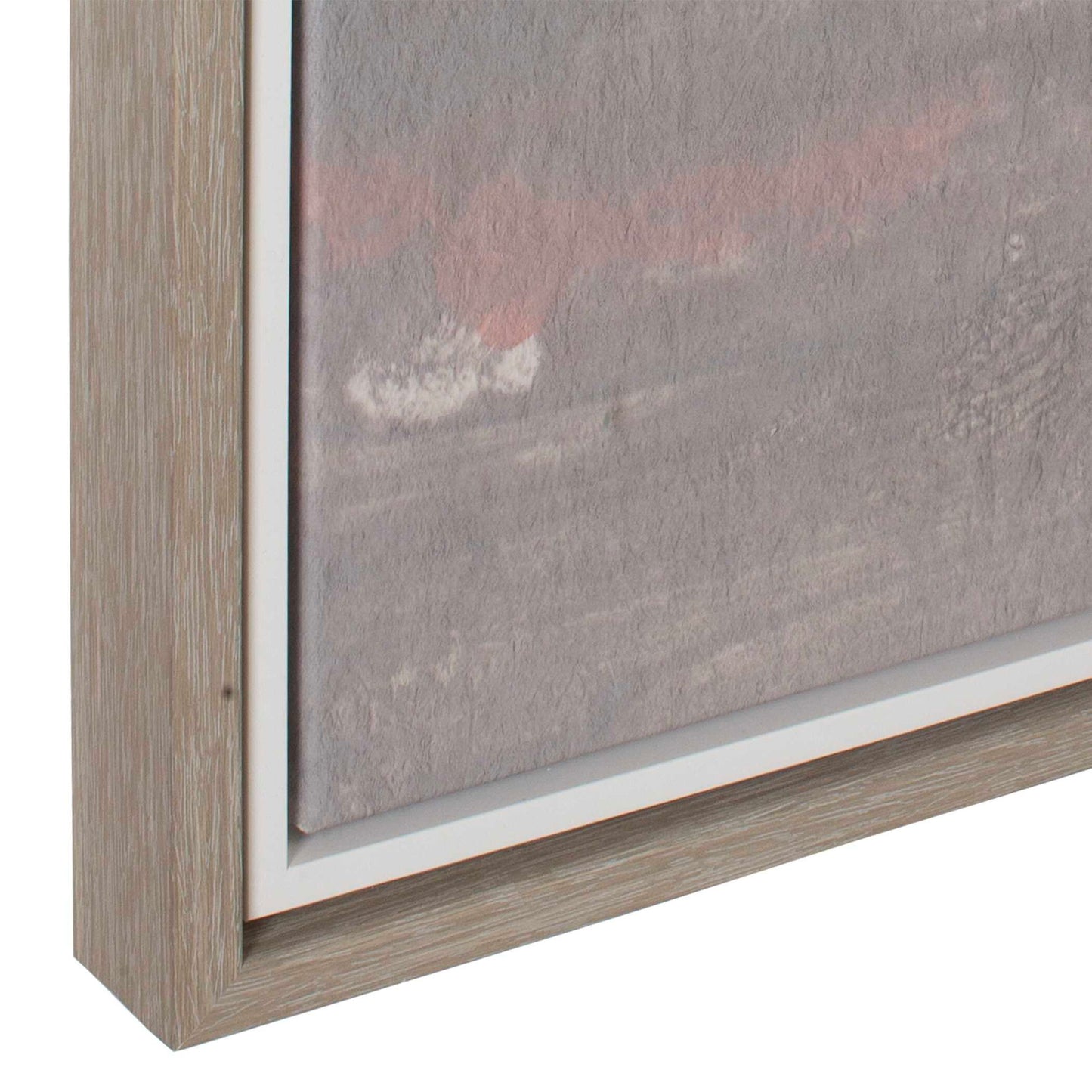 Bracing - Framed Landscape Art - Brown / Gray / Green / Orange / Pink / White