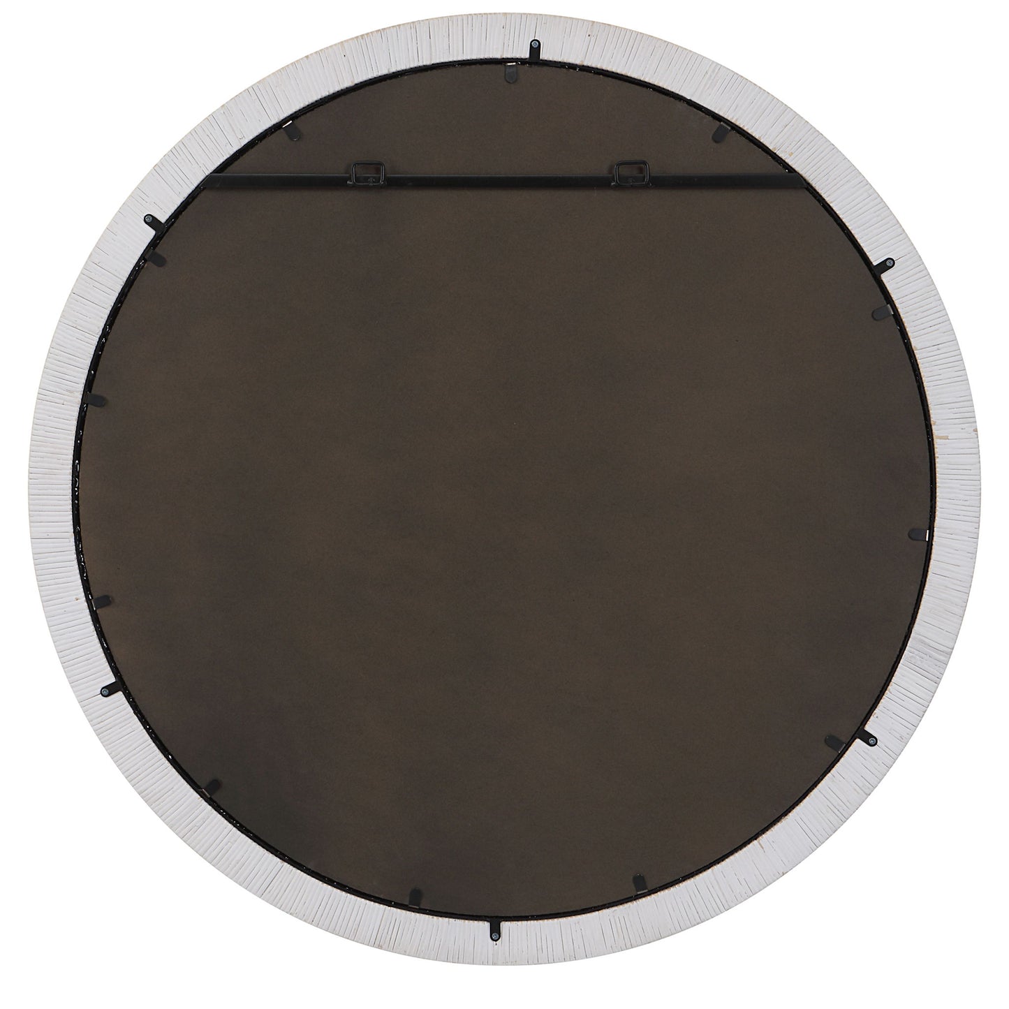 Granada - Round Mirror - White