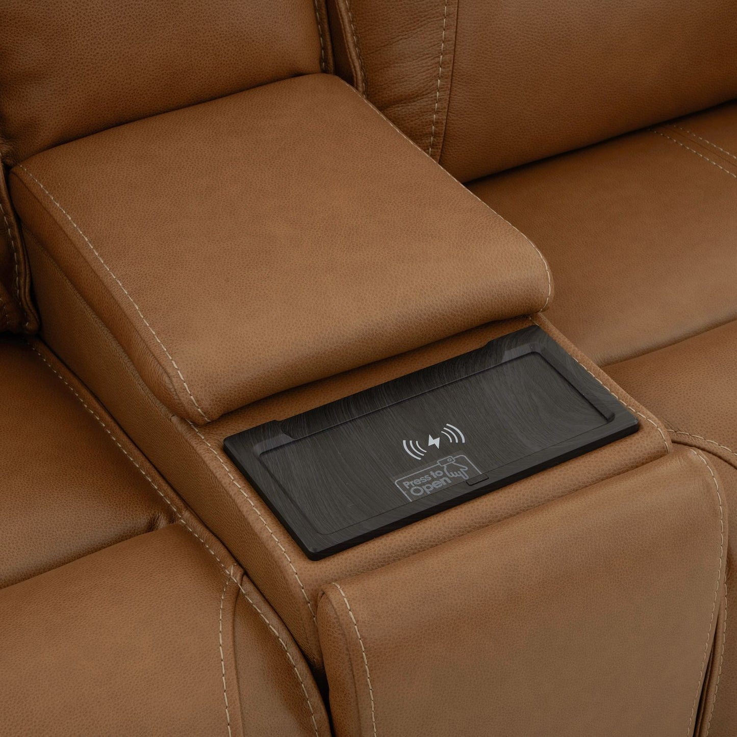 Callihan - Loveseat With Console P3 & ZW - Brown