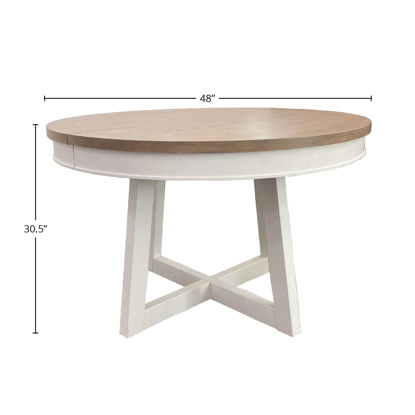 Americana Modern Dining - Round Dining Table - Cotton