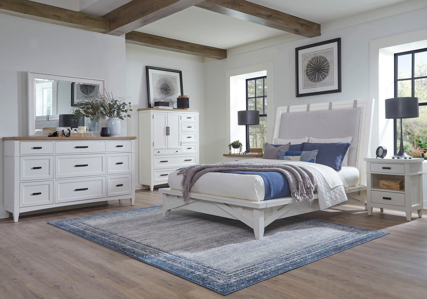 Americana Modern Bedroom - Platform Bed