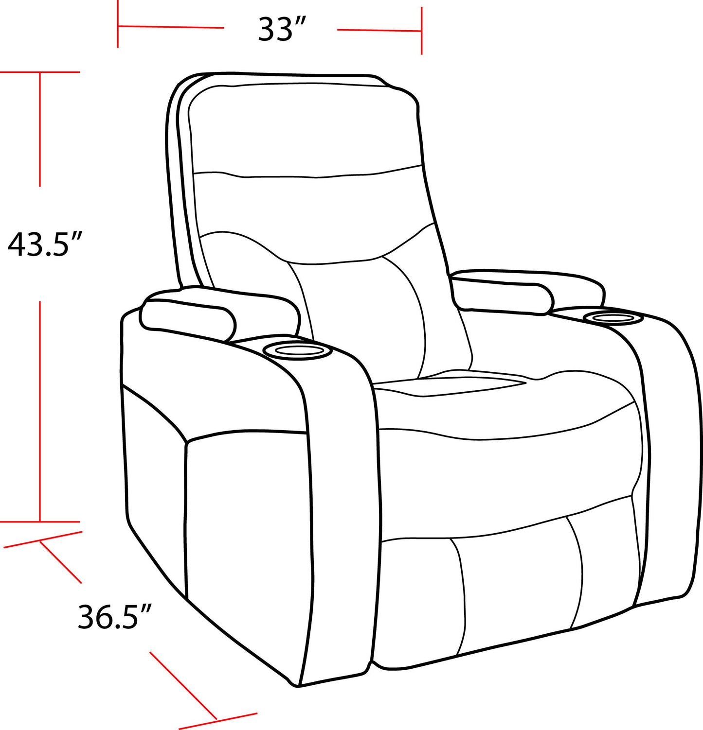 Origin Power - Power Home Theater Recliner