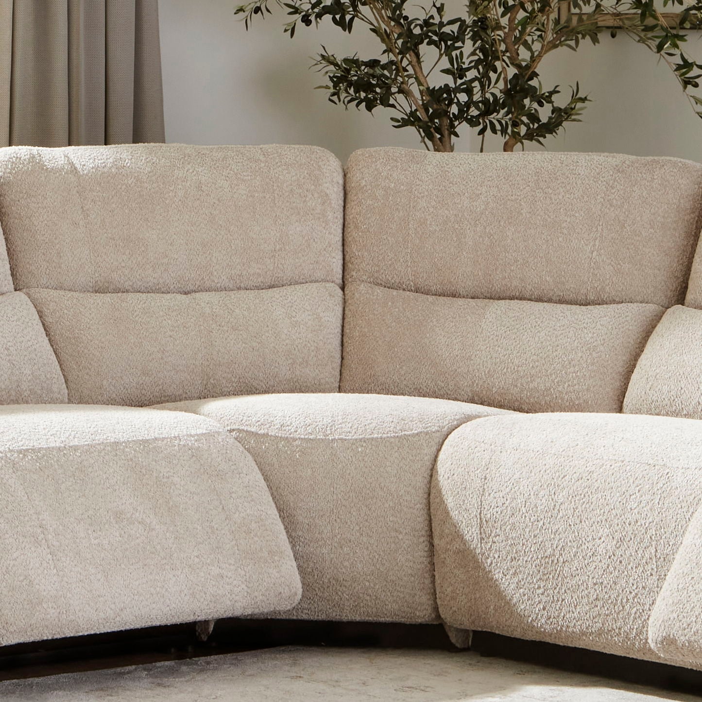 Modesto - Modular Power Reclining Sectional With Power Adjustable Headrests