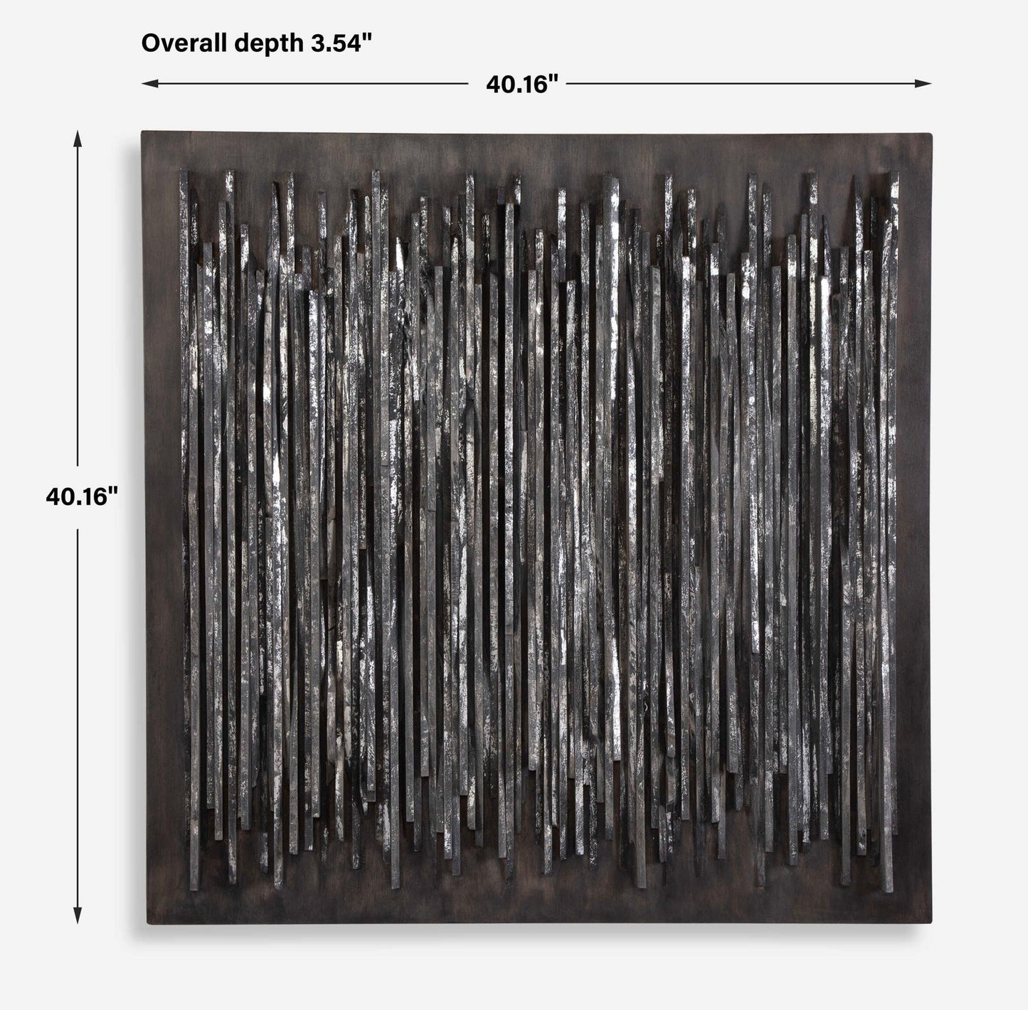 Emerge - Modern Wooden Wall Decor - Dark Brown