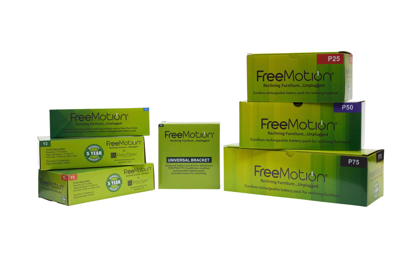 Freemotion - Battery 2500mAh And Universal Bracket - Black