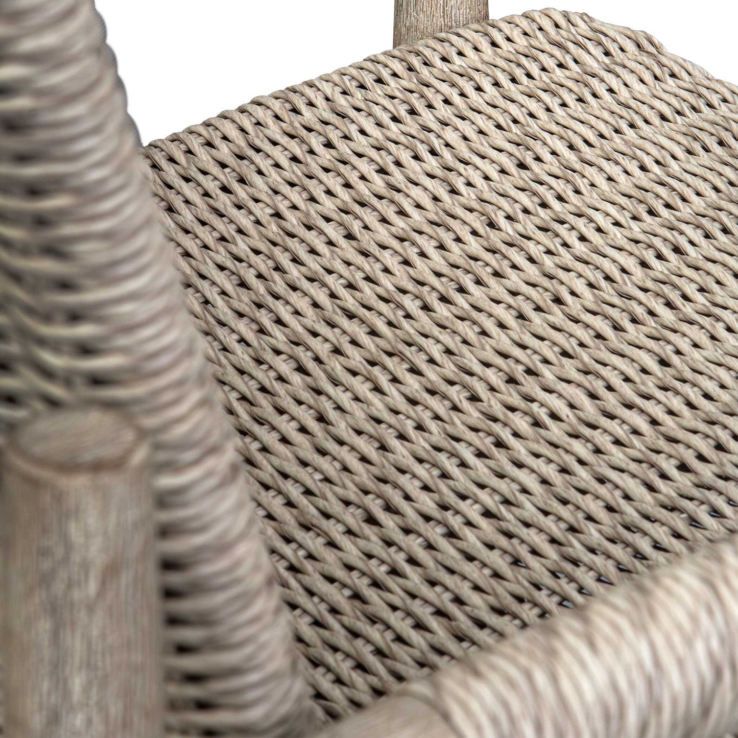 Sumba - Wicker Outdoor Dining Chair - Gray
