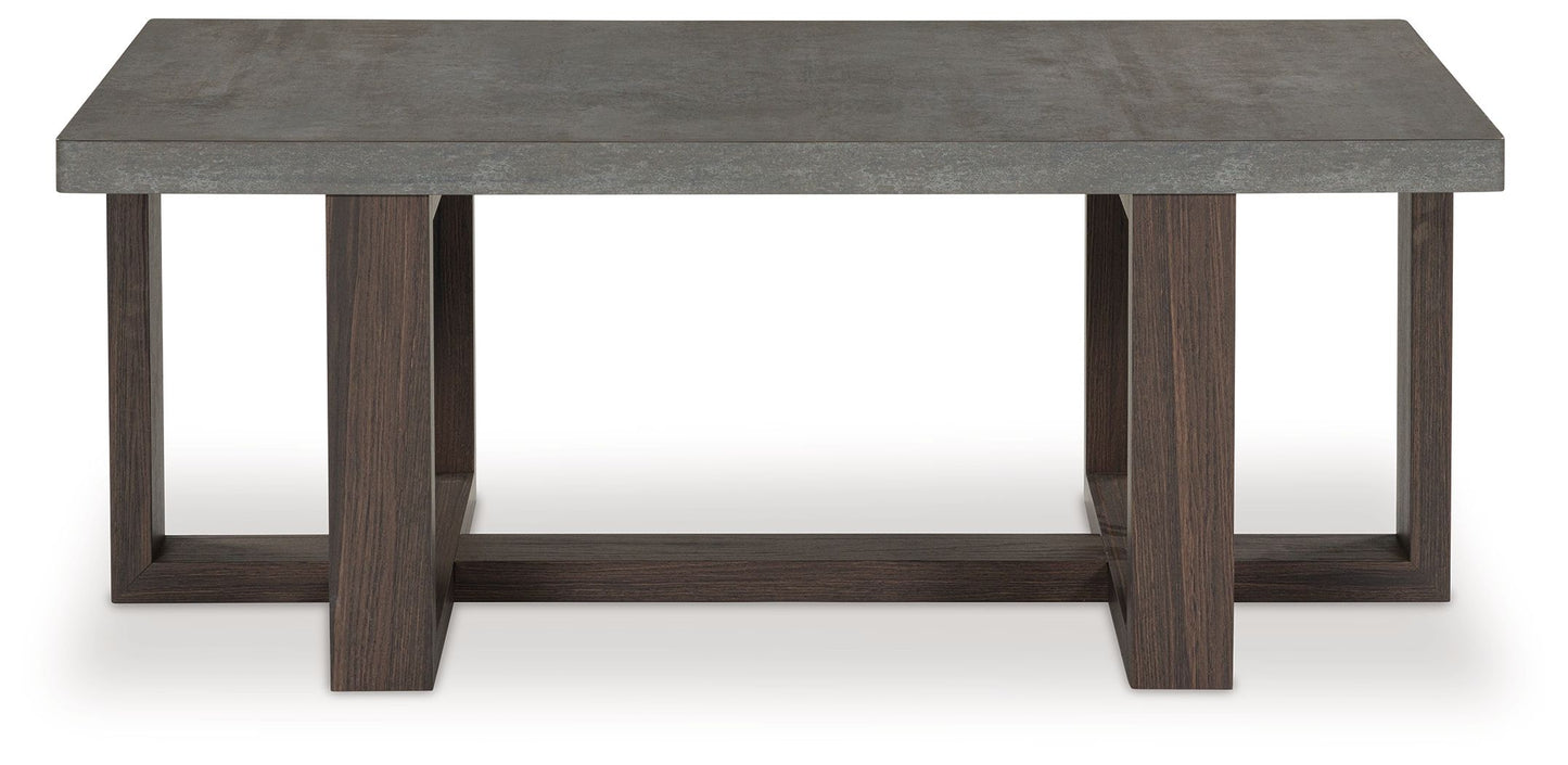 Dynnford - Occasional Table Set (Set of 3) - Gray / Brown