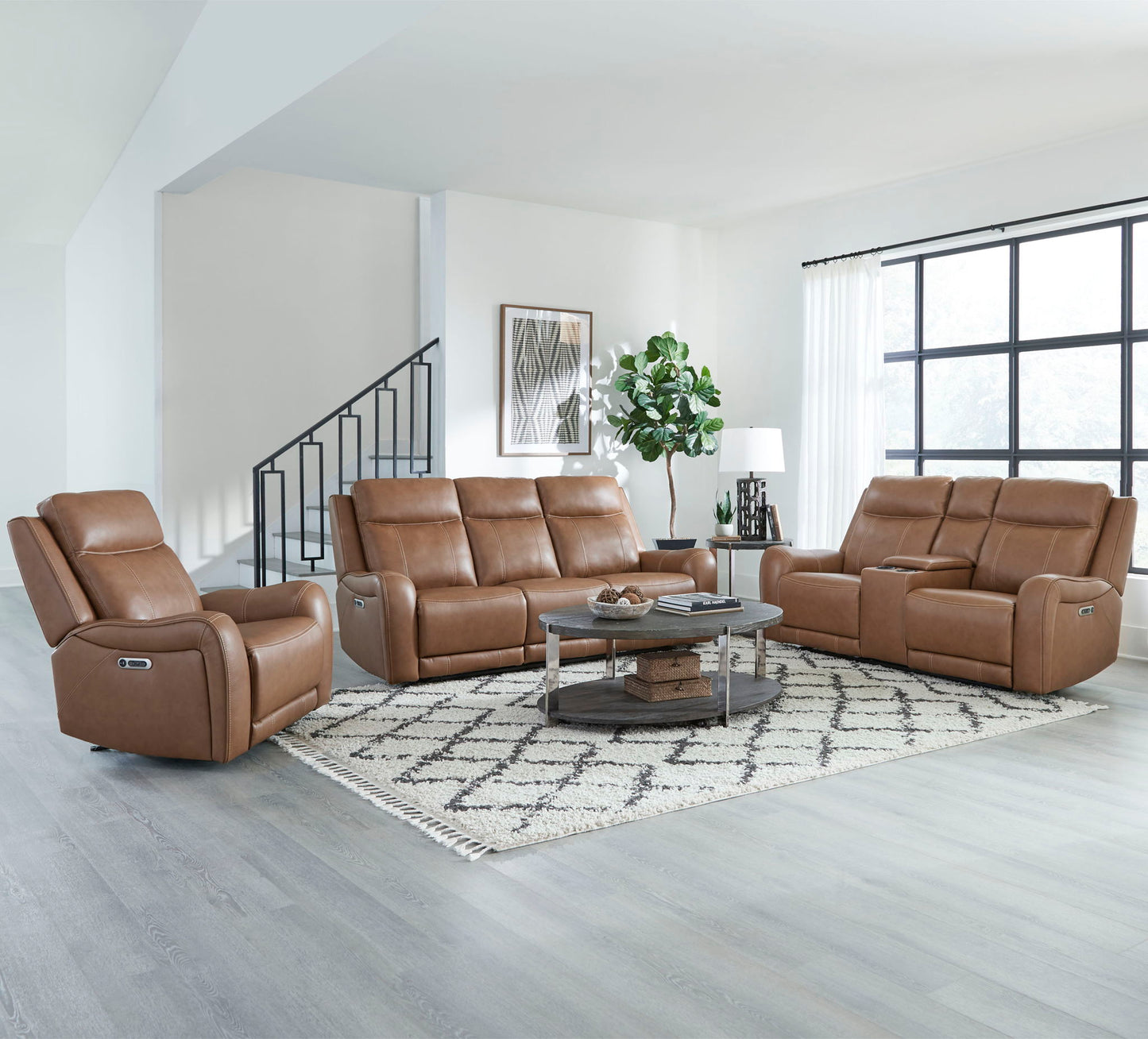 Haywood - Power Reclining Sofa - Butternut