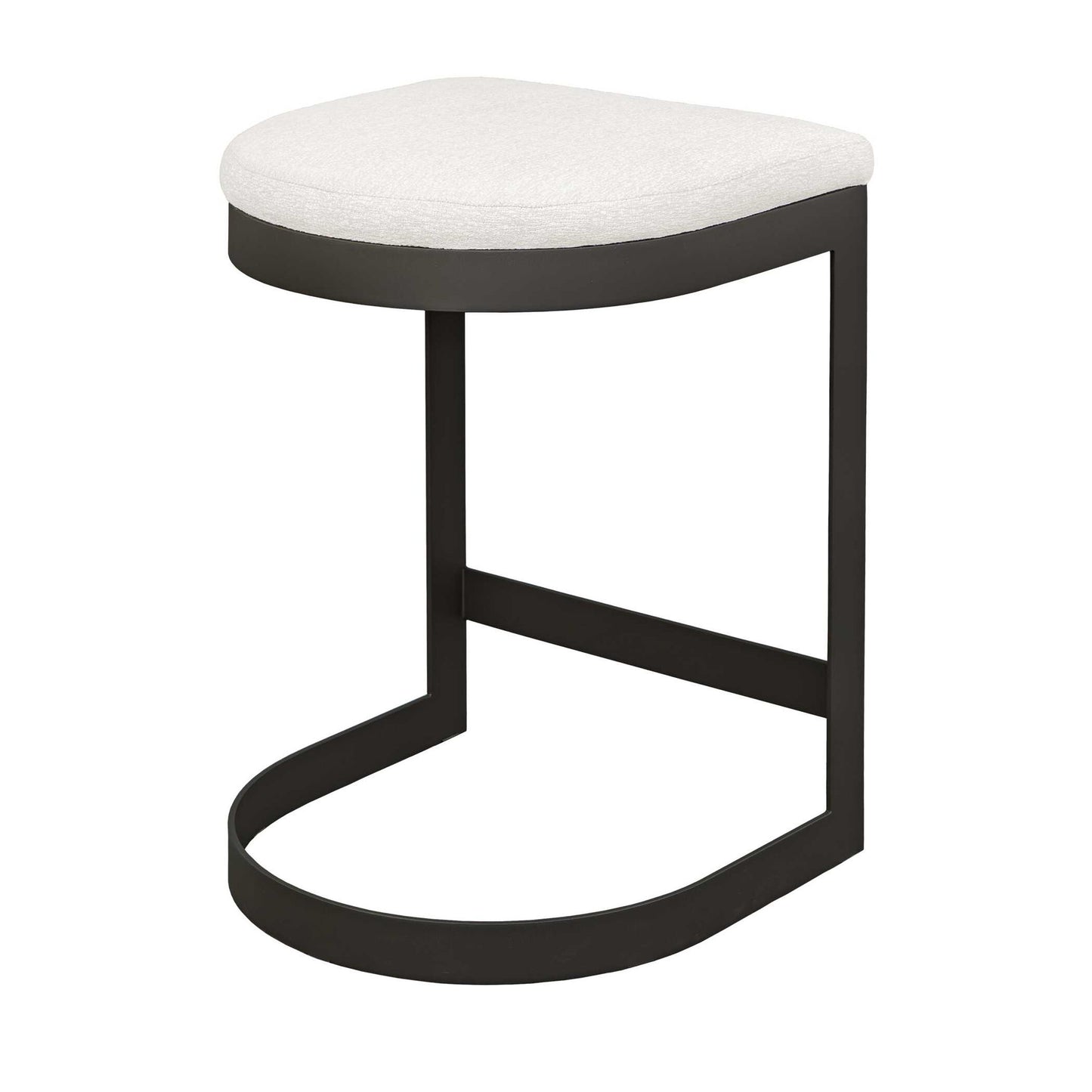 Maude - Outdoor Counter Stool - White / Black