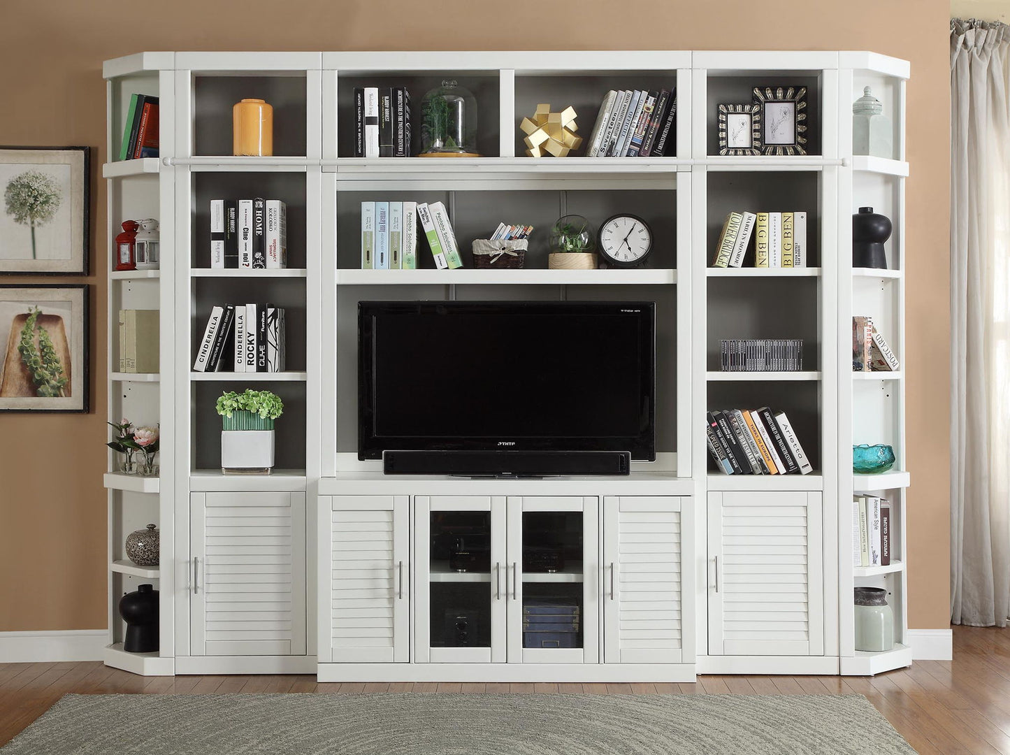 Catalina - TV Console - Cottage White