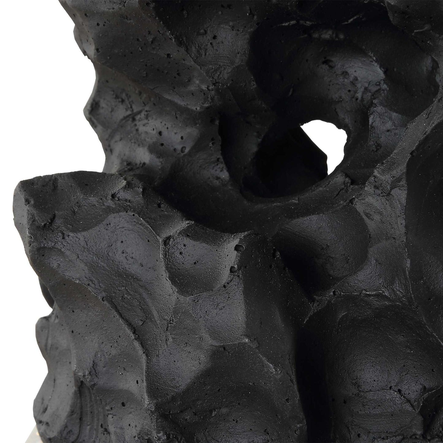 Basalt - Black Stone Table Lamp