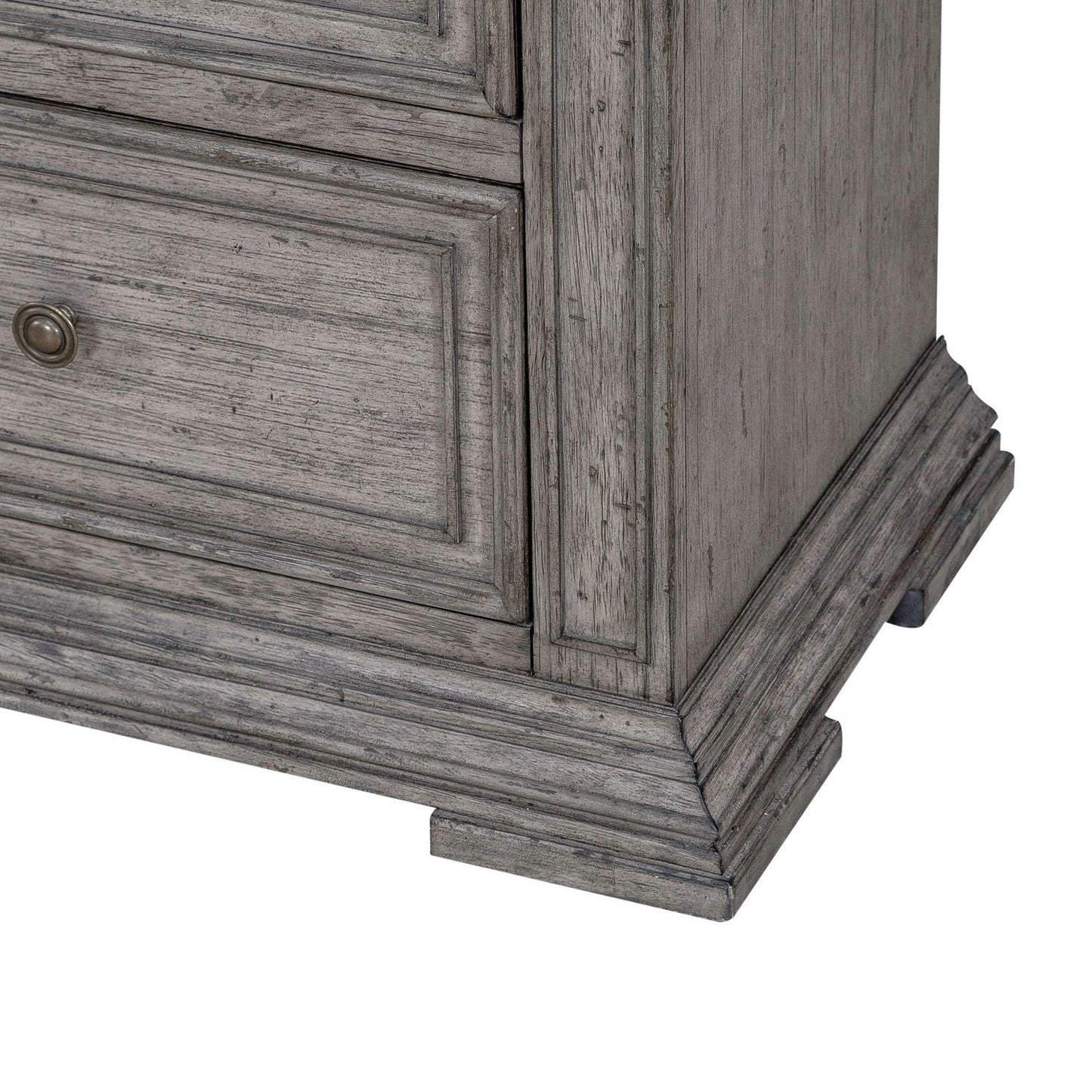 Big Valley - 2 Drawer Night Stand w/ Charging Station