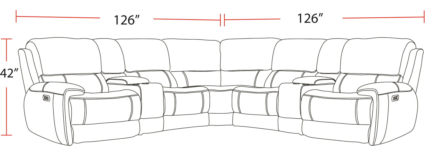 Empire - Modular Power Reclining Sectional