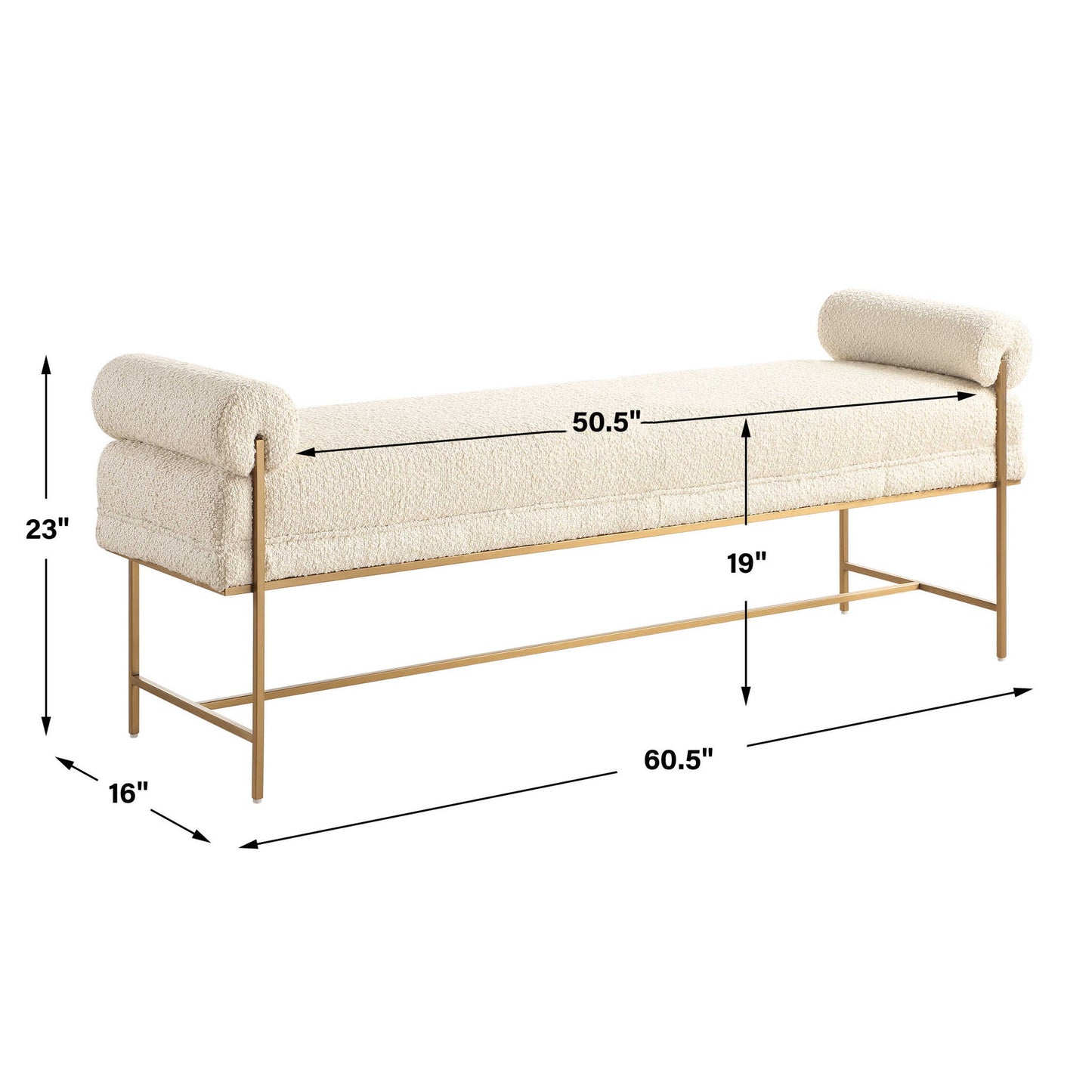 Bolster - Bench - White