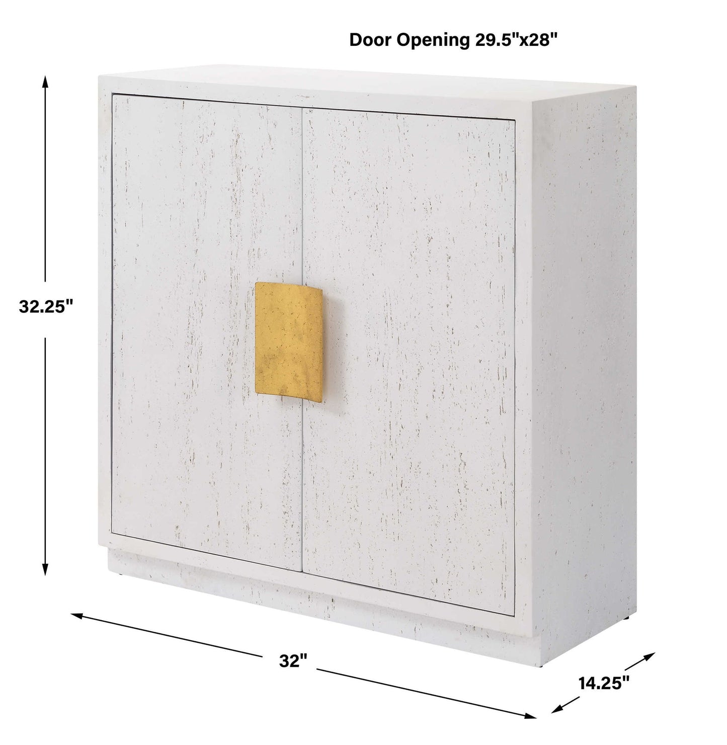 Emma - 2 Door White Cabinet