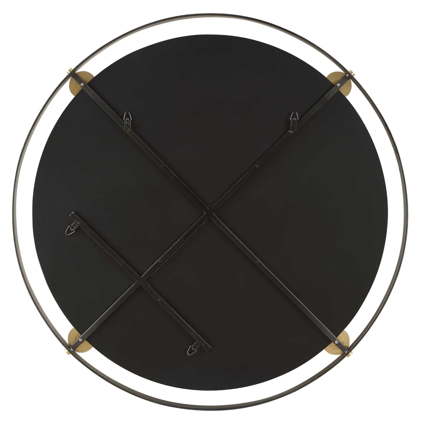 Radius - Round Bronze Iron Mirror