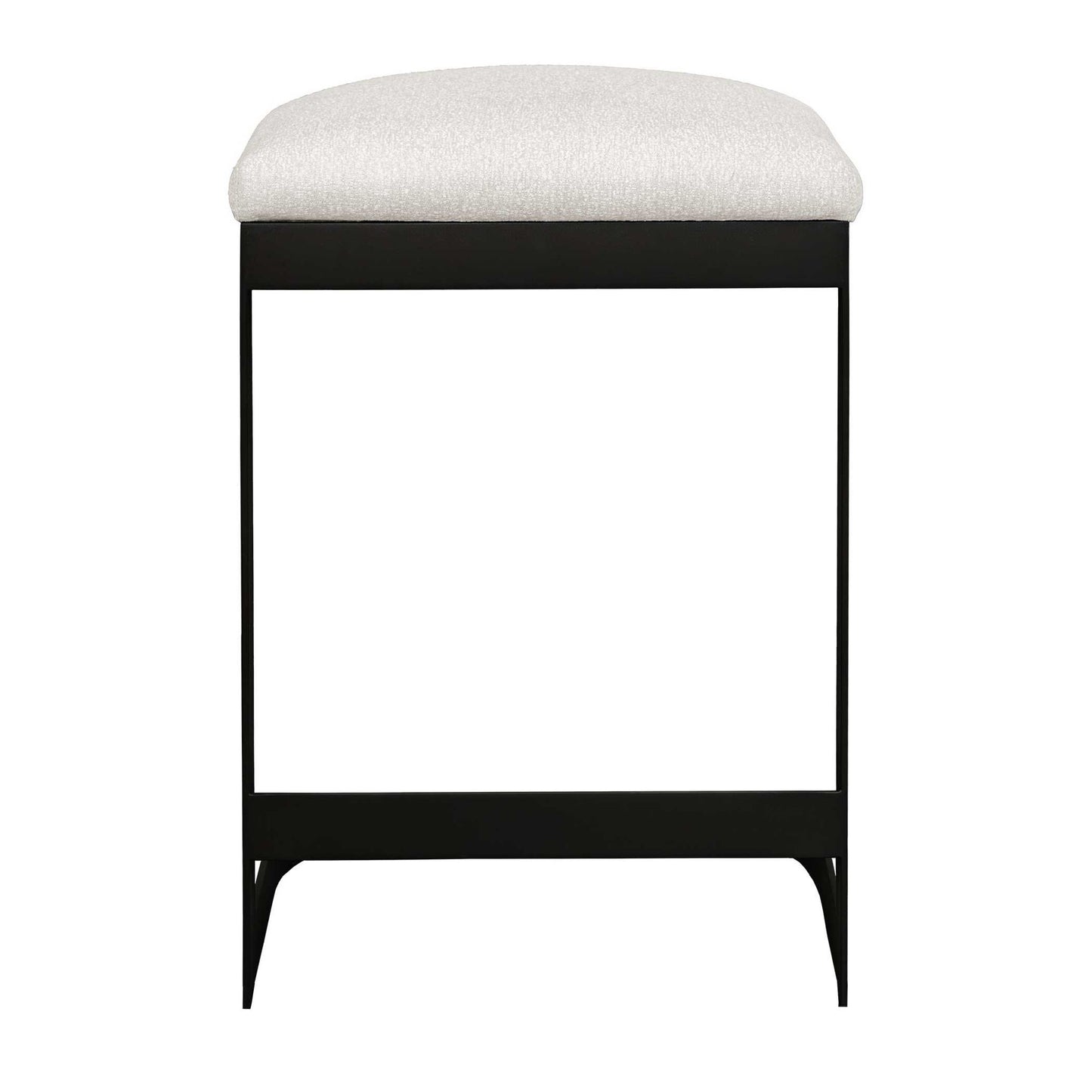 Maude - Outdoor Counter Stool - White / Black