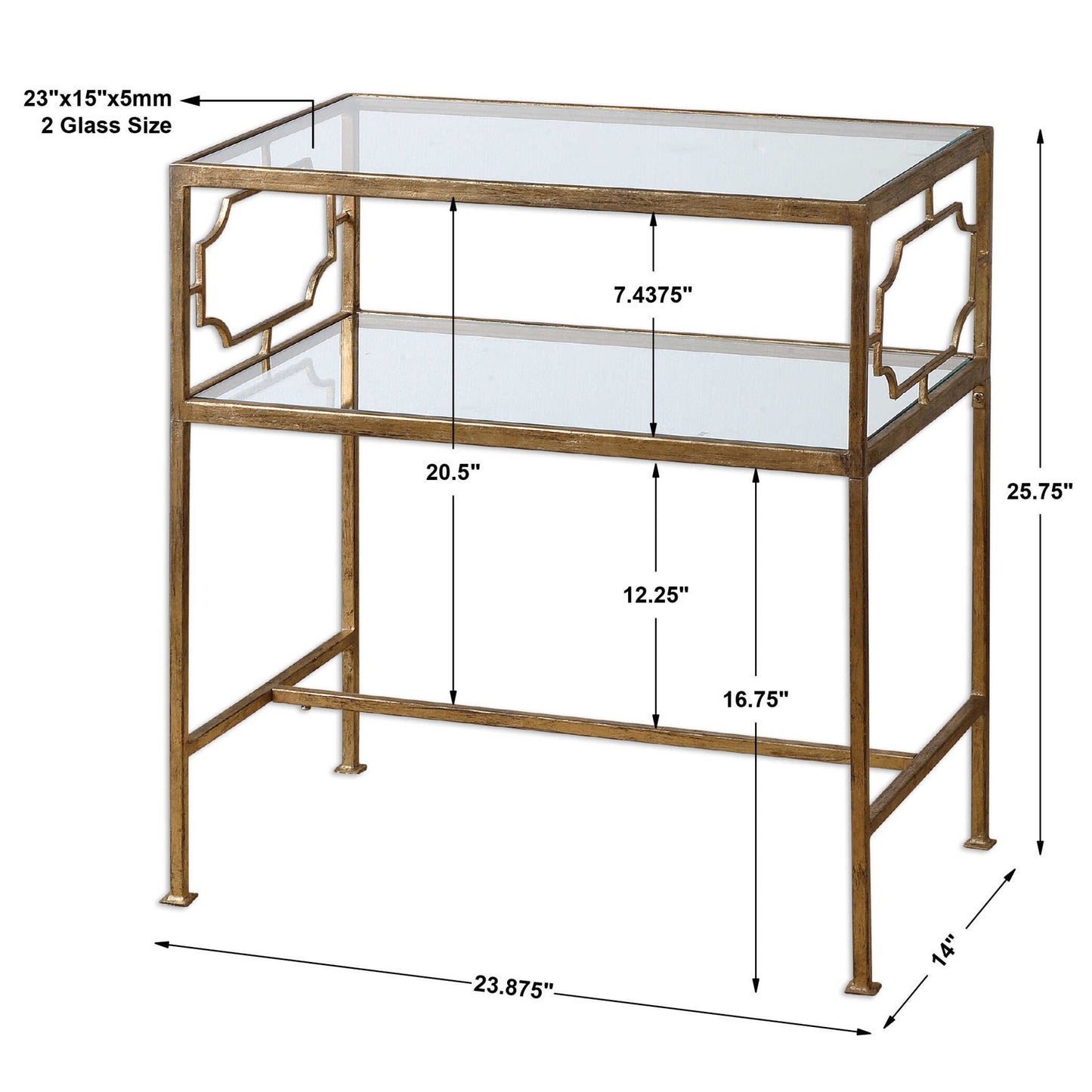 Genell - Side Table - Gold