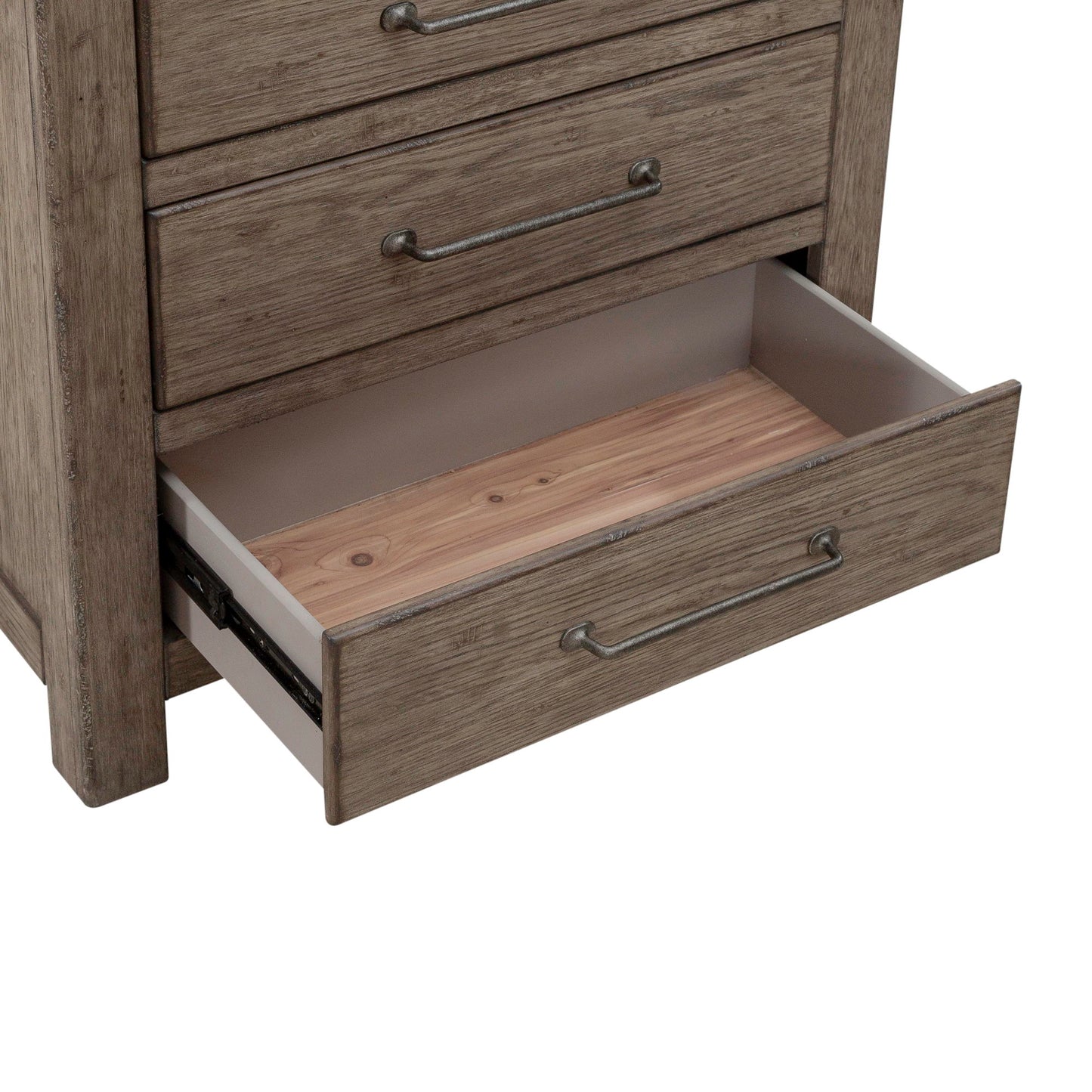 Skyview Lodge - Nightstand With Charging Station - Light Brown