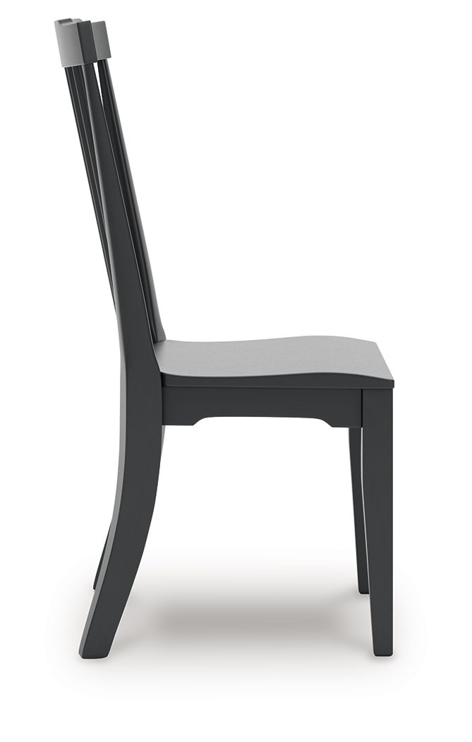Brenkerton - Black - Dining Room Side Chair (Set of 2)