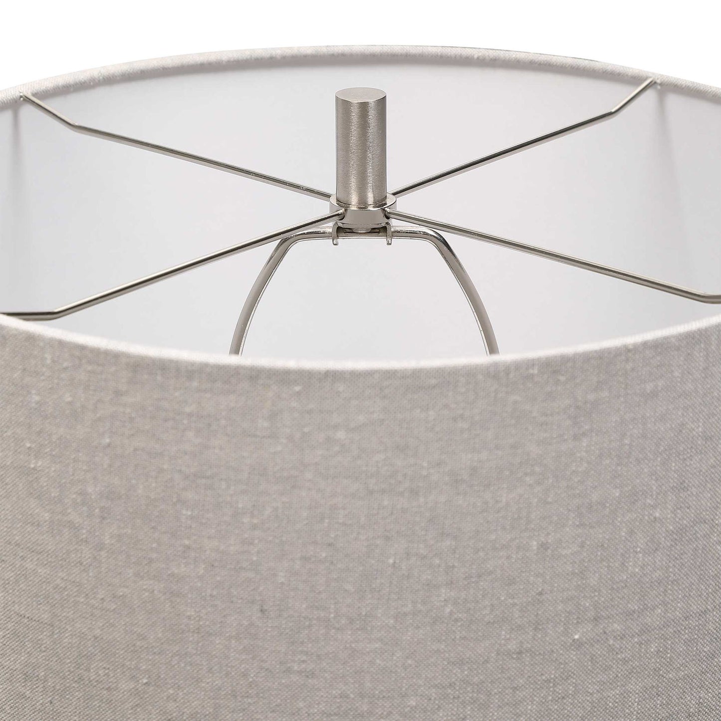 Comanche - Crackle Table Lamp - White