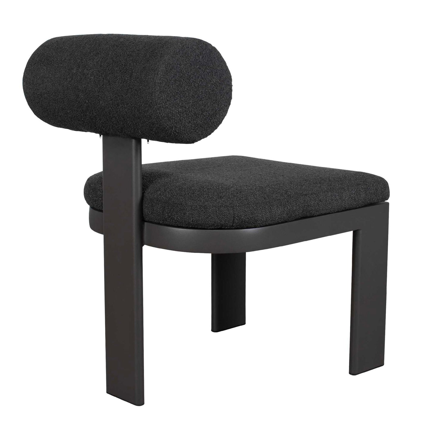 Bolster Back - Outdoor Dining Chair - Charcoal