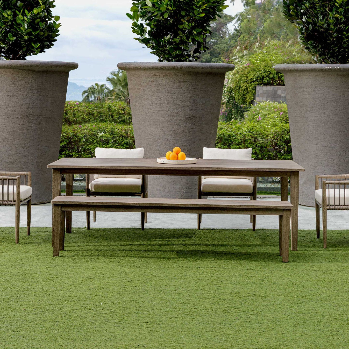 Forsyth - Outdoor Bench - Dark Gray