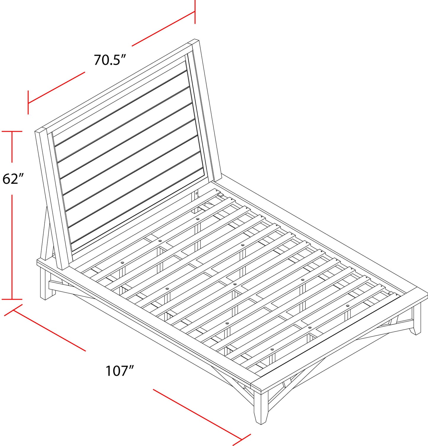 Americana Modern - Bedroom Platform Set