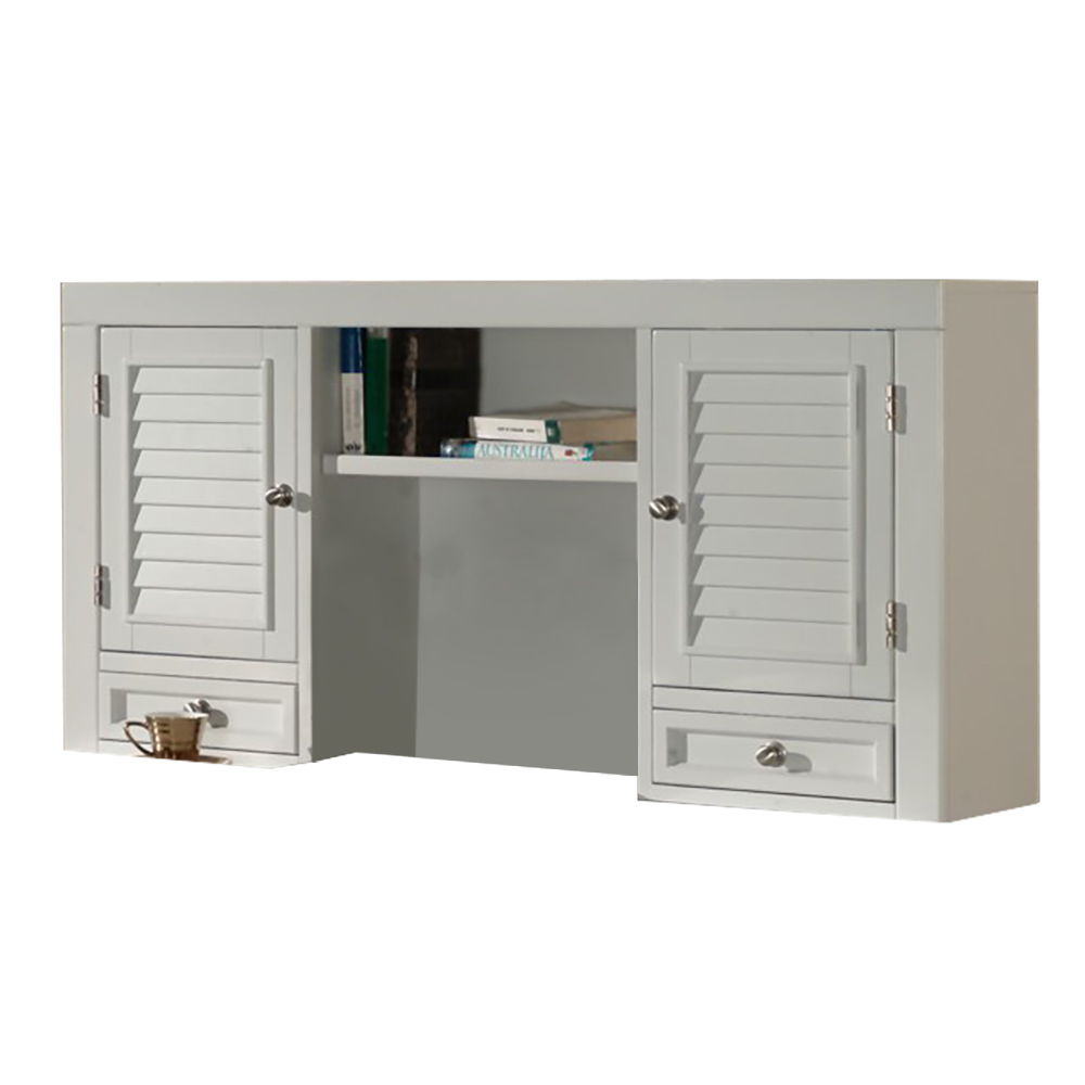 Boca - U Shape Desk With Credenza File And Hutch - Cottage White