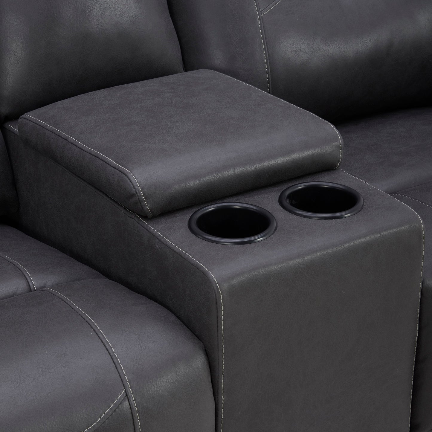 Caldwell - Power Console Loveseat