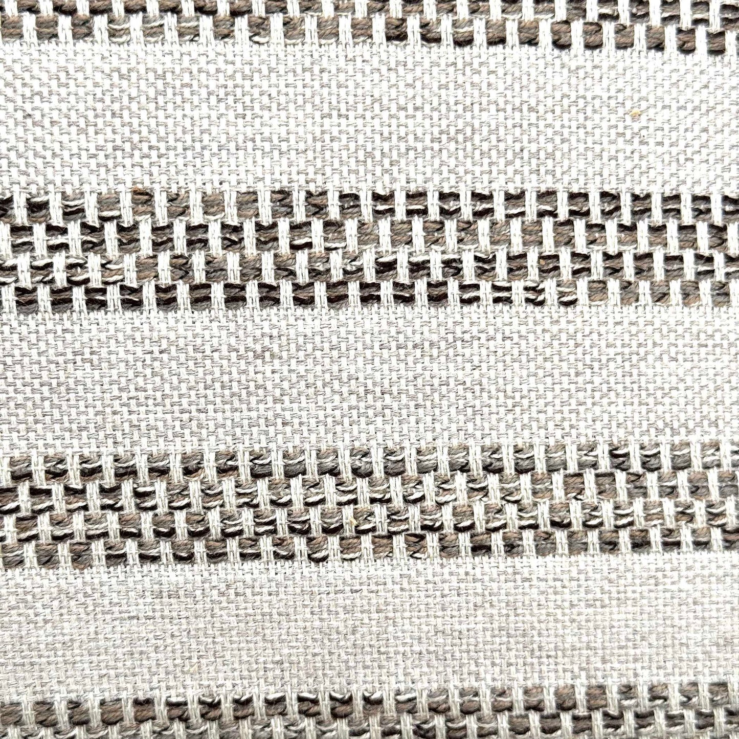 Basket Stripe - Rattan Outdoor Pillow - Brown