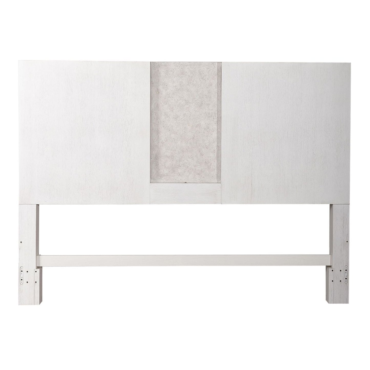 Mirage - King Travertine Panel Headboard - White
