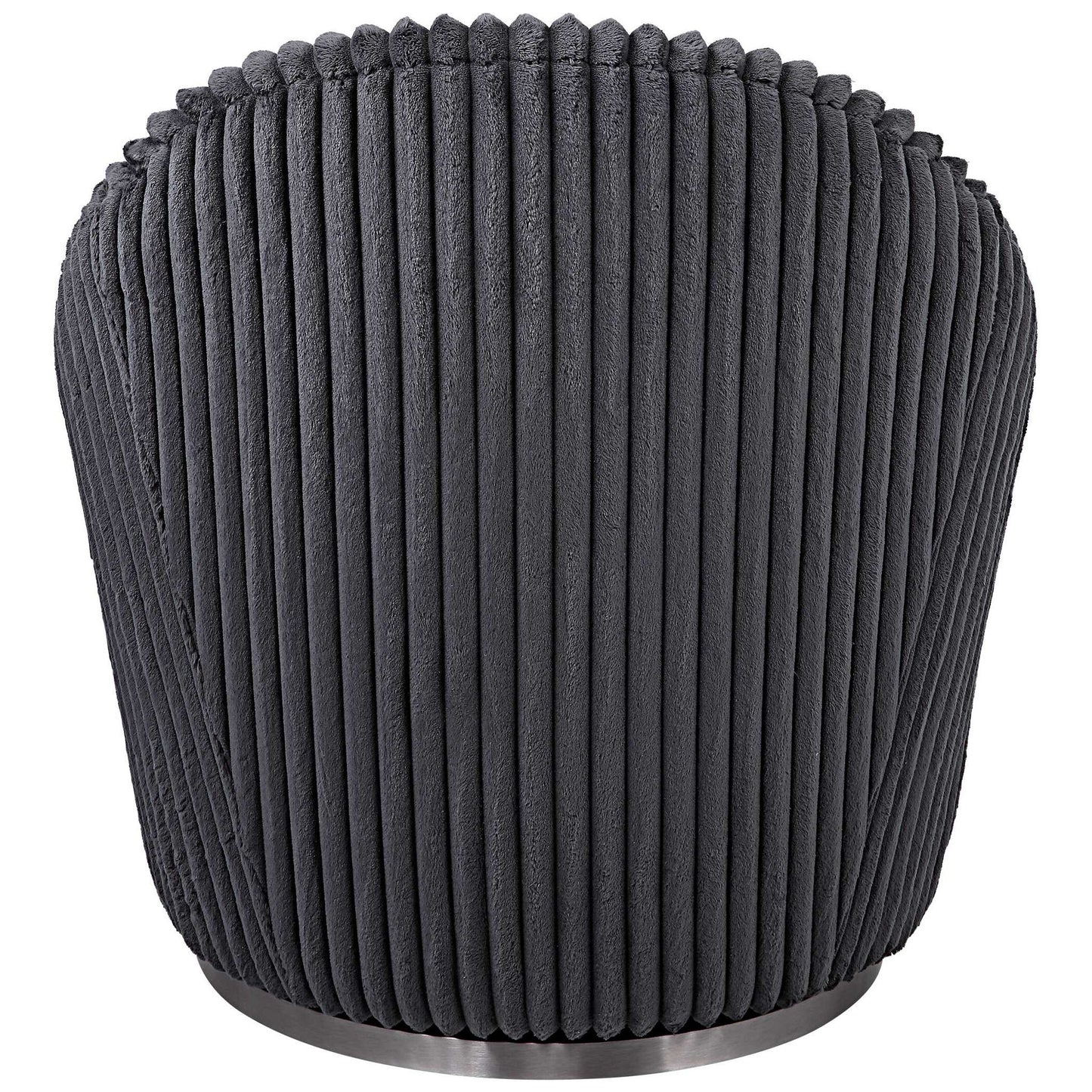 Crue - Fabric Swivel Chair - Gray