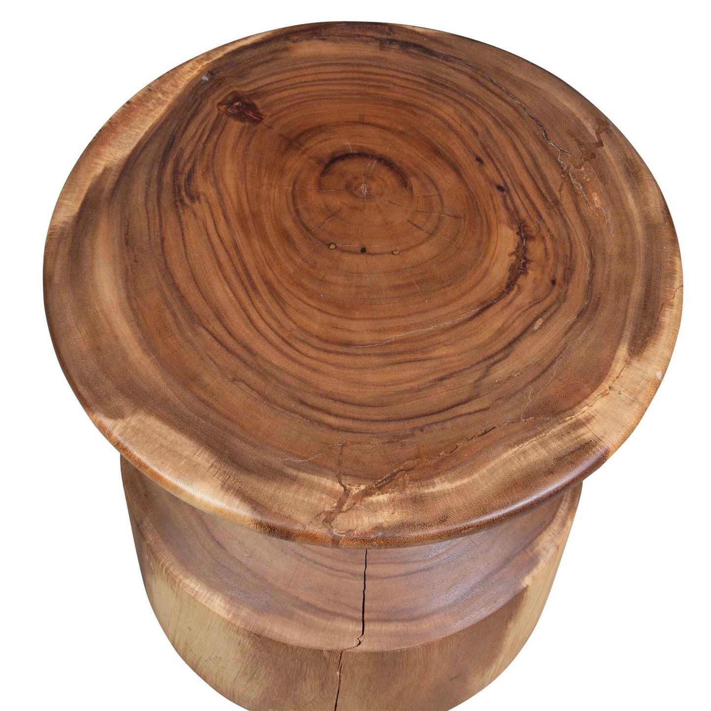 Lynx - Hourglass Accent Table - Dark Brown