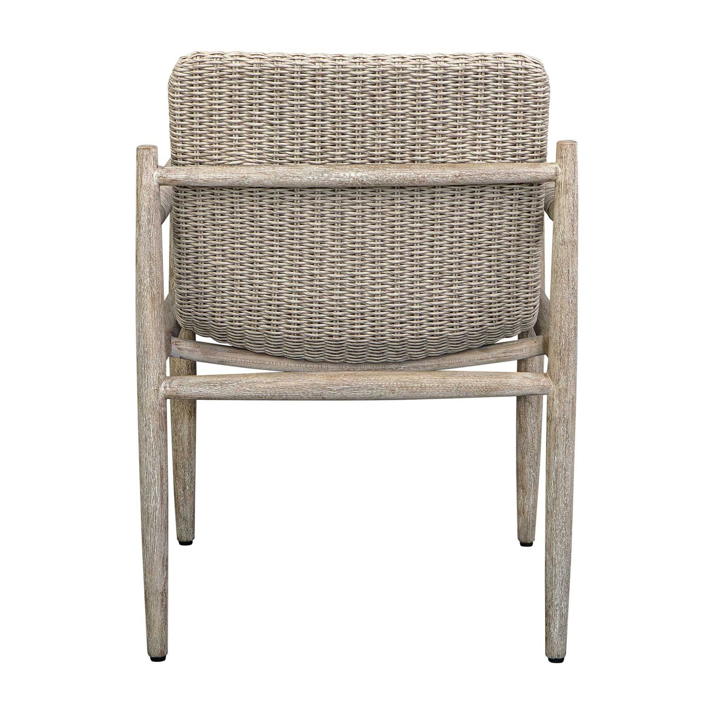 Sumba - Wicker Outdoor Dining Chair - Gray
