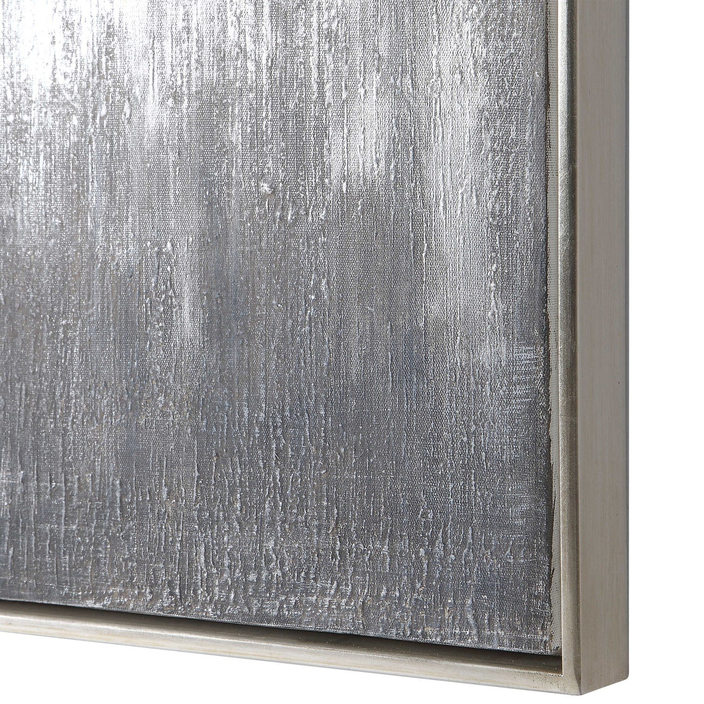 Gray Showers - Hand Painted Canvases (Set of 3) - Dark Gray