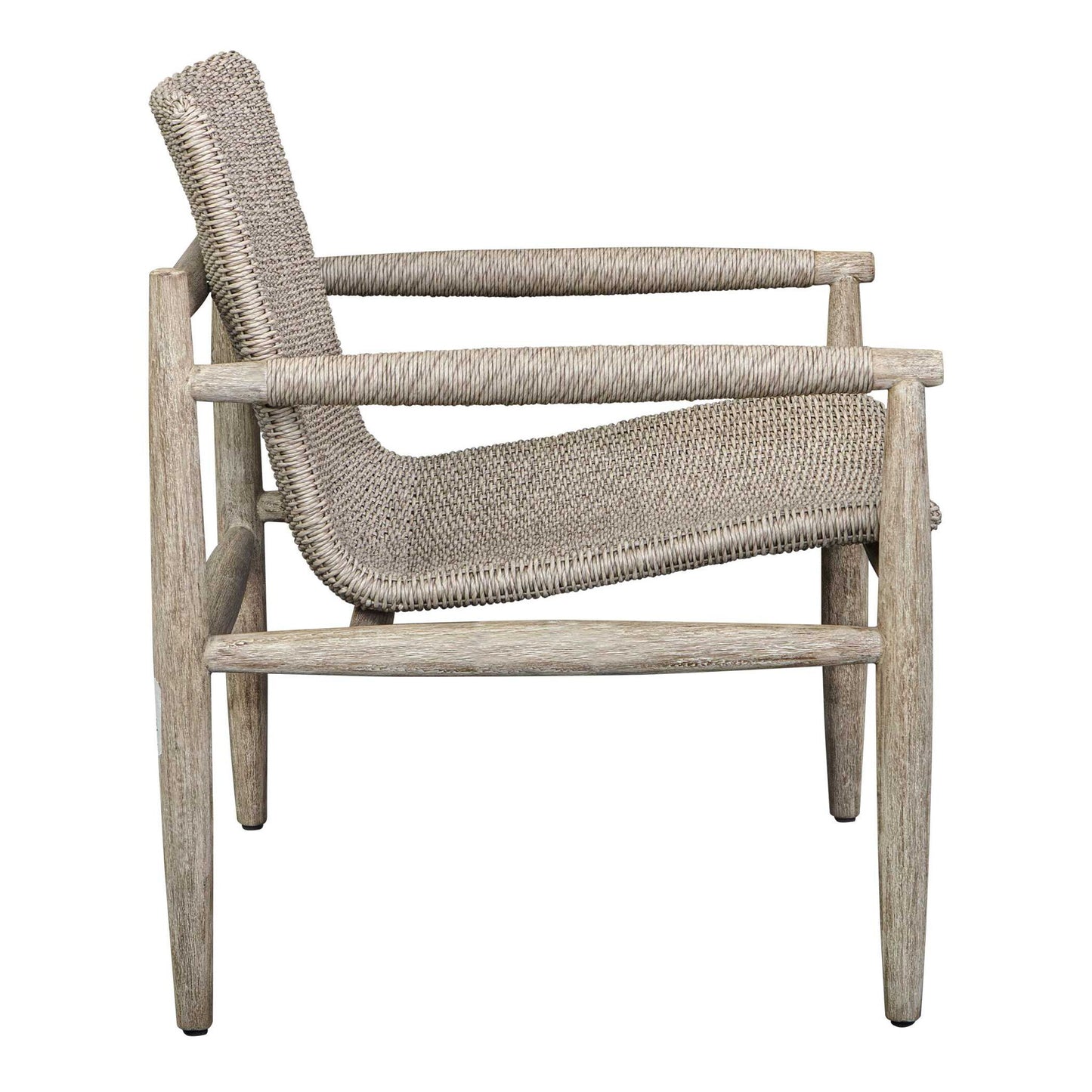 Sumba - Wicker Outdoor Lounge Chair - Gray