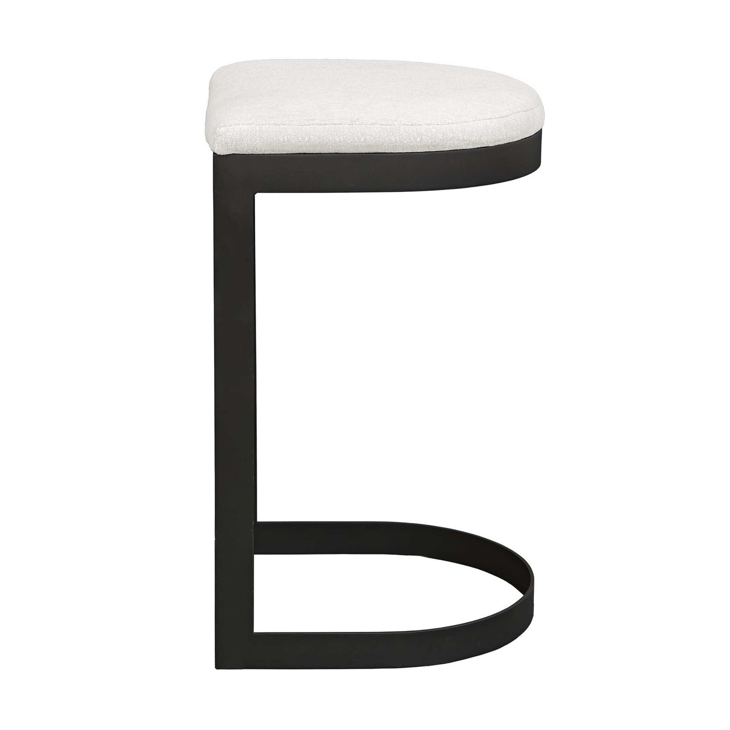 Maude - Outdoor Bar Stool - White / Black