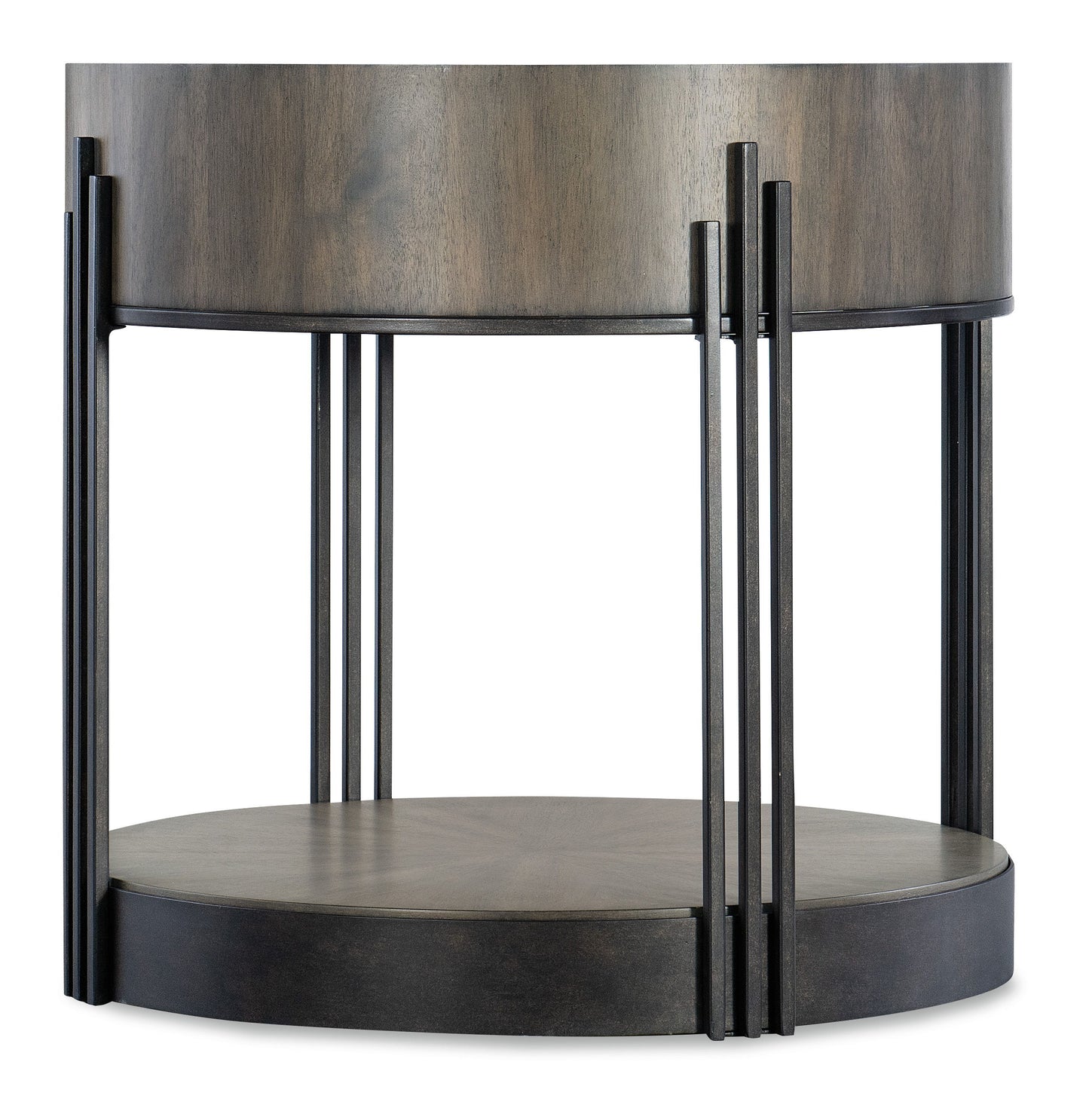 Commerce And Market - Skyline Side Table - Dark Brown