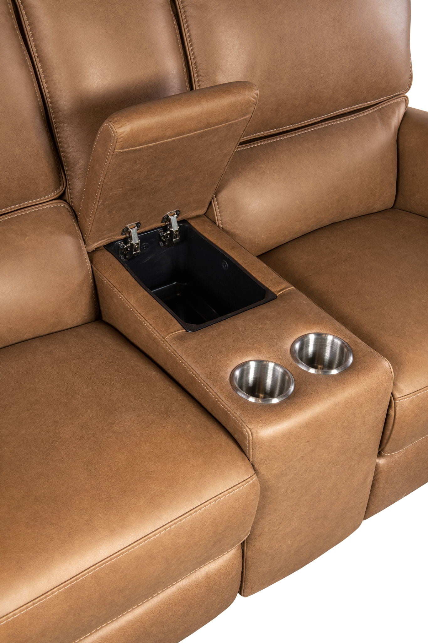 SS - Somers Power Console Loveseat With Power Headrest