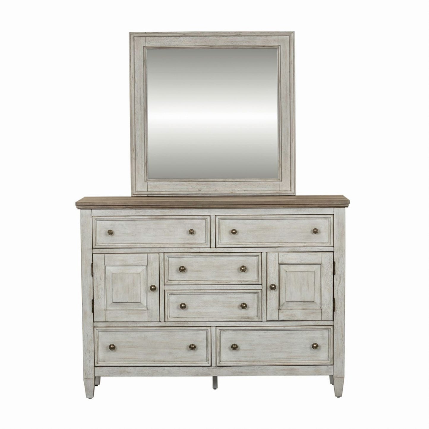 Heartland - Dresser & Mirror - White